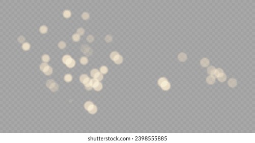 Special lens flare light effect bokeh vector transparent sunlight shine