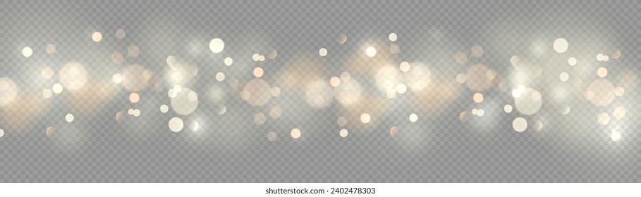 Special lens flare light effect bokeh vector transparent sunlight shine