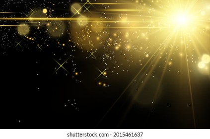 flash especial de lente, efecto de luz. El flash parpadea los rayos y la luz reflectante. Lámpara. Luz blanca brillante. Hermosa estrella Luz de los rayos. El sol está retroiluminado. Hermosa estrella brillante. Luz solar. Glare.