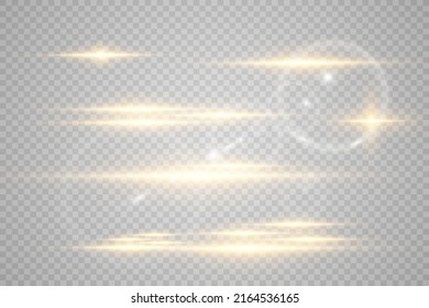 Special lens flash, light effect. The flash flashes rays and searchlight. illust.White glowing light. Beautiful star Light from the rays. The sun is backlit. Bright beautiful star. Sunlight. Glare.	