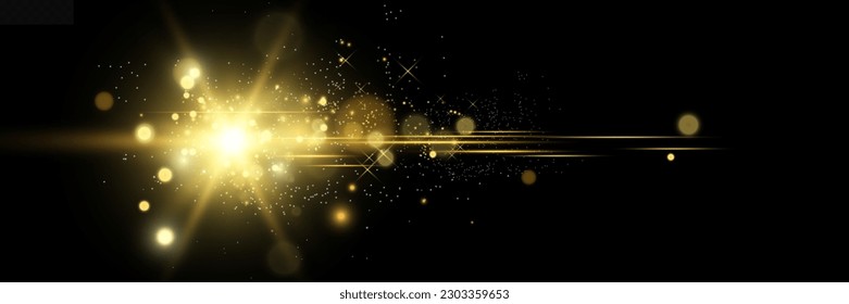 	
Special lens flash, light effect. The flash flashes rays and searchlight. illust.White glowing light. Beautiful star Light from the rays. The sun is backlit. Bright beautiful star. Sunlight.	