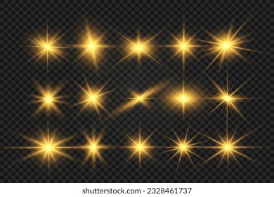 Special lens flash, light effect. The flash flashes rays and searchlight. illust.White glowing light. Beautiful star Light from the rays. The sun is backlit. Bright beautiful star. Sunlight. Glare.	

