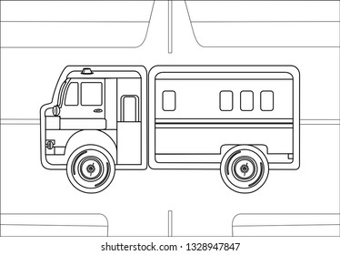 special machine
Car equipped for emergencies kids toys for wallpaper backgrounds prints  coloring