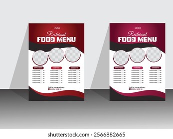  Special Menu Food or Restaurant Food Editable Social Media Post Template Banners for Digital Marketing. - Vector. Healthy food restaurant social media posts template. food social media post template