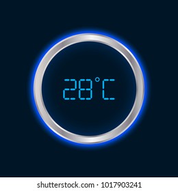 special modern wall digital thermometer