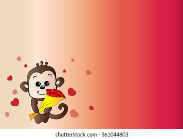Special monkey brings love