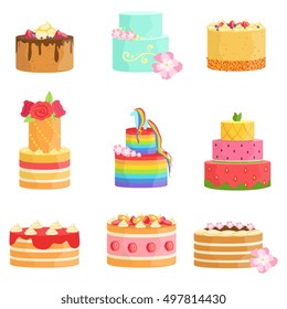 Special Occasion Decorated Cakes Assortment