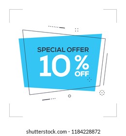 Special Offer 10% off Concept
