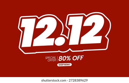 Sonderangebot 12 12 Vektor EPS Design Werbung