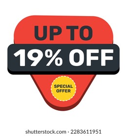 Special Offer up to 19% off vector template design.