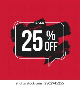 Special Offer 25% off banner template
Black friday banner for promotion and offers