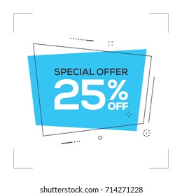 Special Offer 25% off Concept