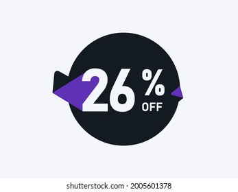 Special Offer 26% off Round Sticker Design Vector