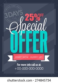 Special Offer For 3 Days Only Flyer, Banner Or Template Design For Your Business.