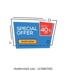 Special Offer 40% Banner