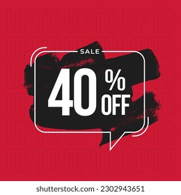 Special Offer 40% off banner template
Black friday banner for promotion and offers