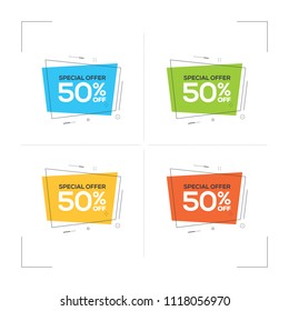 Special Offer 50% off Concept