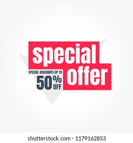 Special Offer 50% Off Label