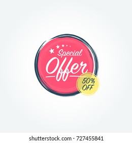 Special Offer 50% Off Label