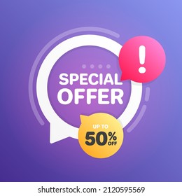 Special Offer Up To 50% Off Shopping Label