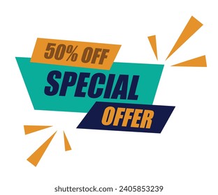 Special Offer 50% OFF Vector illustration