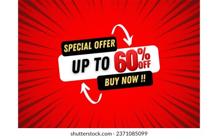 Special offer up to 50 percent off BUY NOW, banner templates, special offer sales promotions. vector template illustration