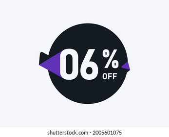 Special Offer 6% off Round Sticker Design Vector