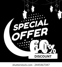 Special offer 60% discount,special offer card.