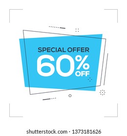 Special Offer 60% off Concept