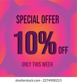 Special offer 60 percent off 