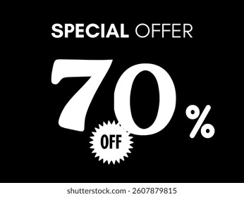 special offer up to 70%