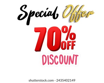 special offer up to 70 off discount offer for business purpose.