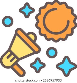 Special Offer Badge Filled Style Icon Design