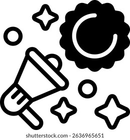 Special Offer Badge Semi Solid Icon Design