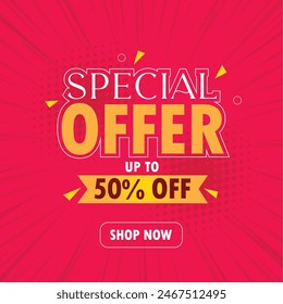 Special Offer Banner badge offer label up to 30% 40% 50% 60% 70% popup bubble offer baloon sale badge vector