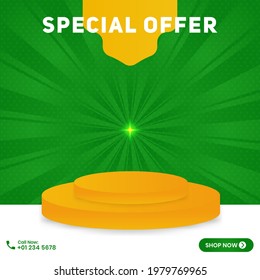 special offer banner design. promotion design element good for business campaign or advertising