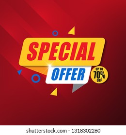 Special Offer Banner Design Template