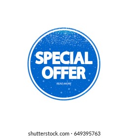 Special Offer, banner design template, vector illustration