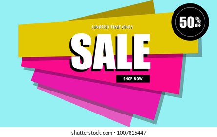 special offer banner, online shopping banner