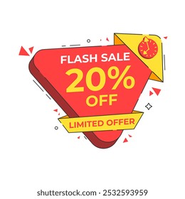 Special offer banner. Sale badge. Sale discount promotional banner. Discount sale banner for retail advertisement, e-commerce, social media, online store