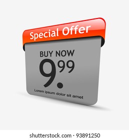 Special Offer Banner Set Vector