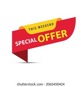 special offer, banner, template, design, end of season special offer banner. Vector illustration, EPS