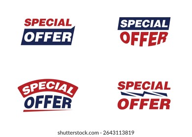 Special offer Banner vector Design. Sale banner template design, editable text style effect, suitable for promotional needs, banner template design for web or social media