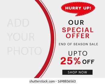 Special offer banner , vector format 