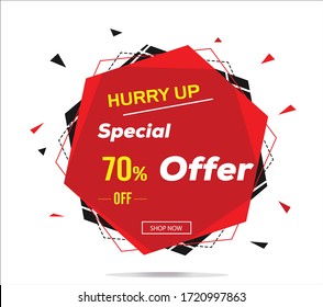 Sonderangebot-Banner, Vektorformat
