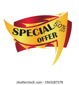 Special offer banner , Vector format Illustration design