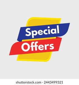 Oferta especial banner , Formato vectorial, eps10.