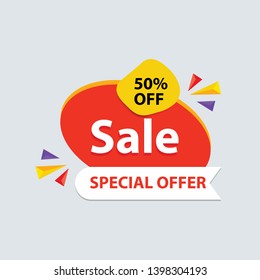 Special Offer  Banner vector Illustration