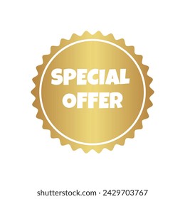 Oferta especial Banner , Ilustración vectorial