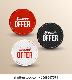 Special offer banners. Vector illustration.